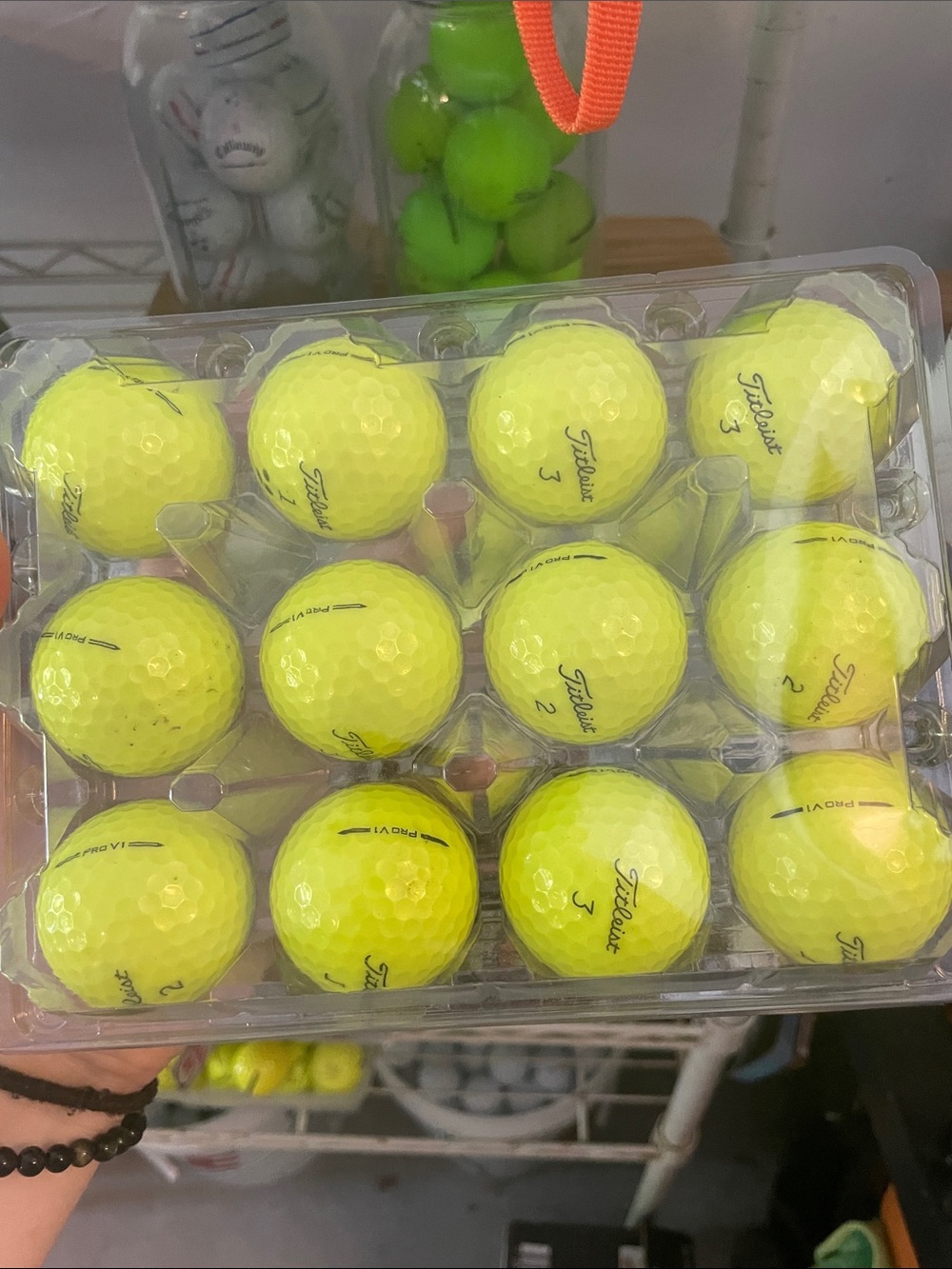 Titleist Neon Yellow Golf Ball Dozen - High Visibility